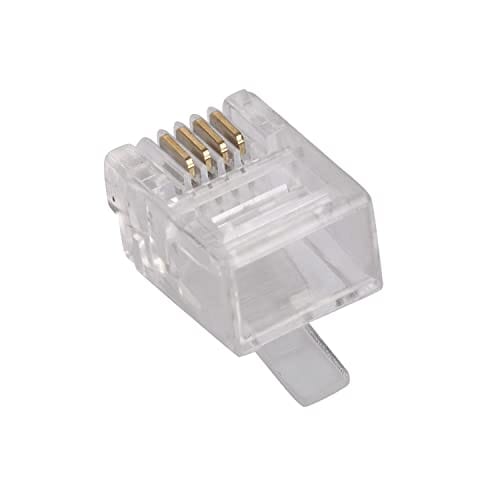 RJ11 6P4C Plug, Telephone Handset Cable Modular Plug Connector Phone Jack Adapter Crimp End Crimper - Image 7
