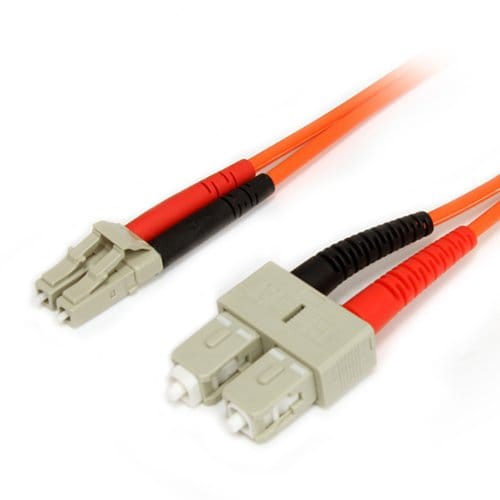 5m Fiber Optic Cable - Multimode Duplex 62.5/125 LSZH Fiber Jumper Cord - LC/SC