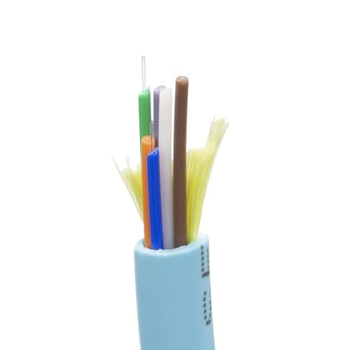 CableWholesale 1000ft Fiber Optic Cable Indoor Distribution 6-Strand Fiber Multimode 50/125 OM3, 10 Gbit, Riser Rated - UL Certified, Spool - Image 2